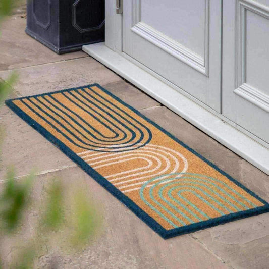 Double Coir Doormat with Arches - The Farthing