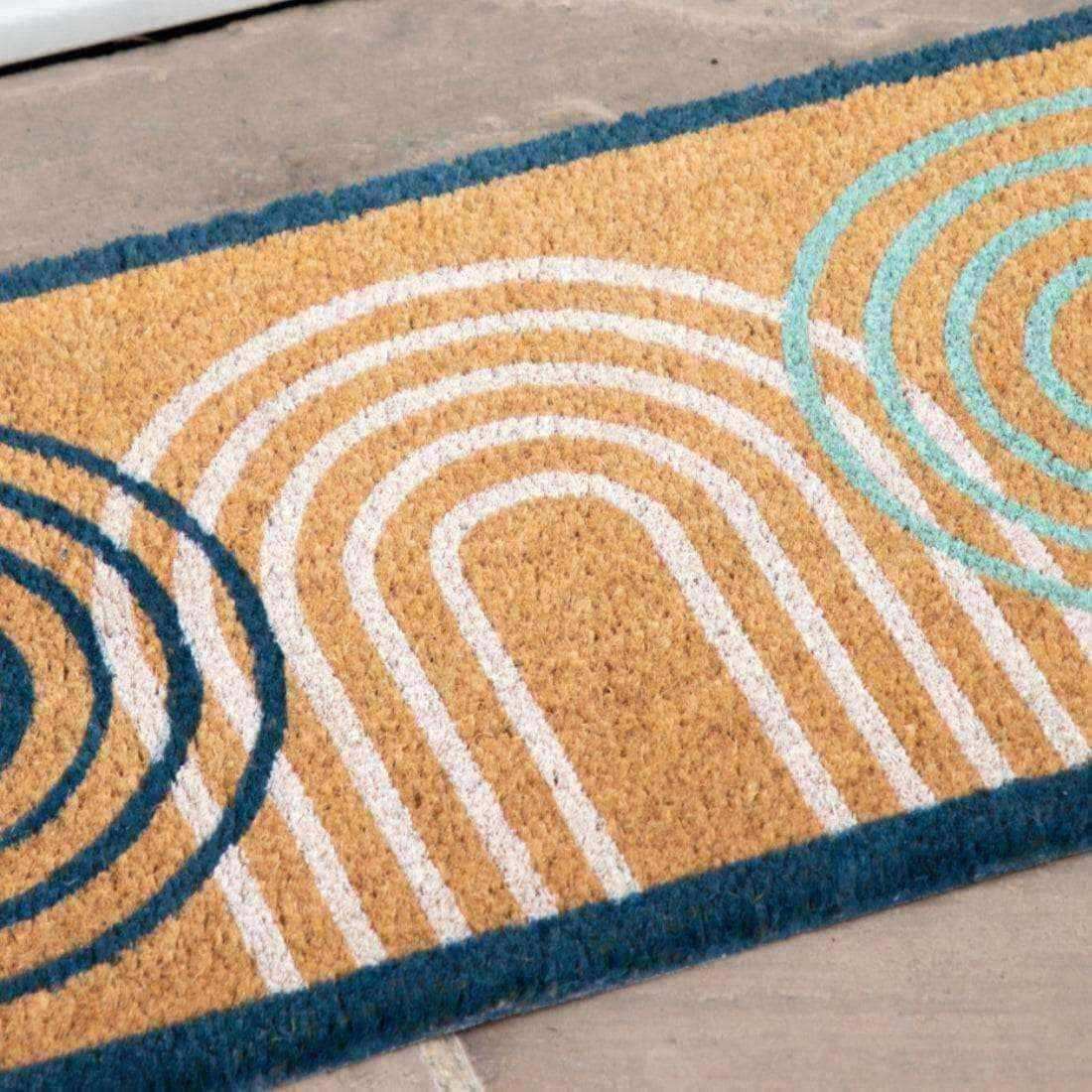 Double Coir Doormat with Arches - The Farthing