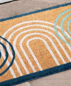 Double Coir Doormat with Arches - The Farthing