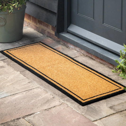 Double Coir Doormat with Double Border - The Farthing