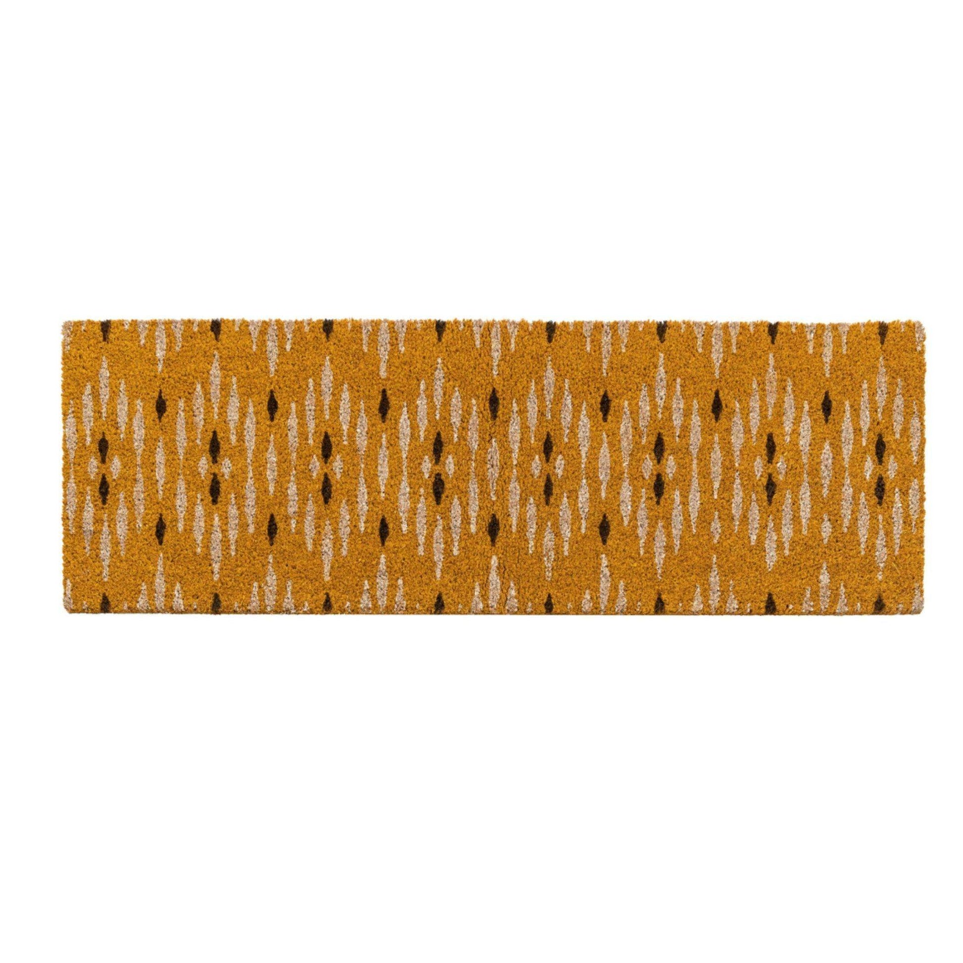 Double Doormat with Ikat Style Pattern - The Farthing