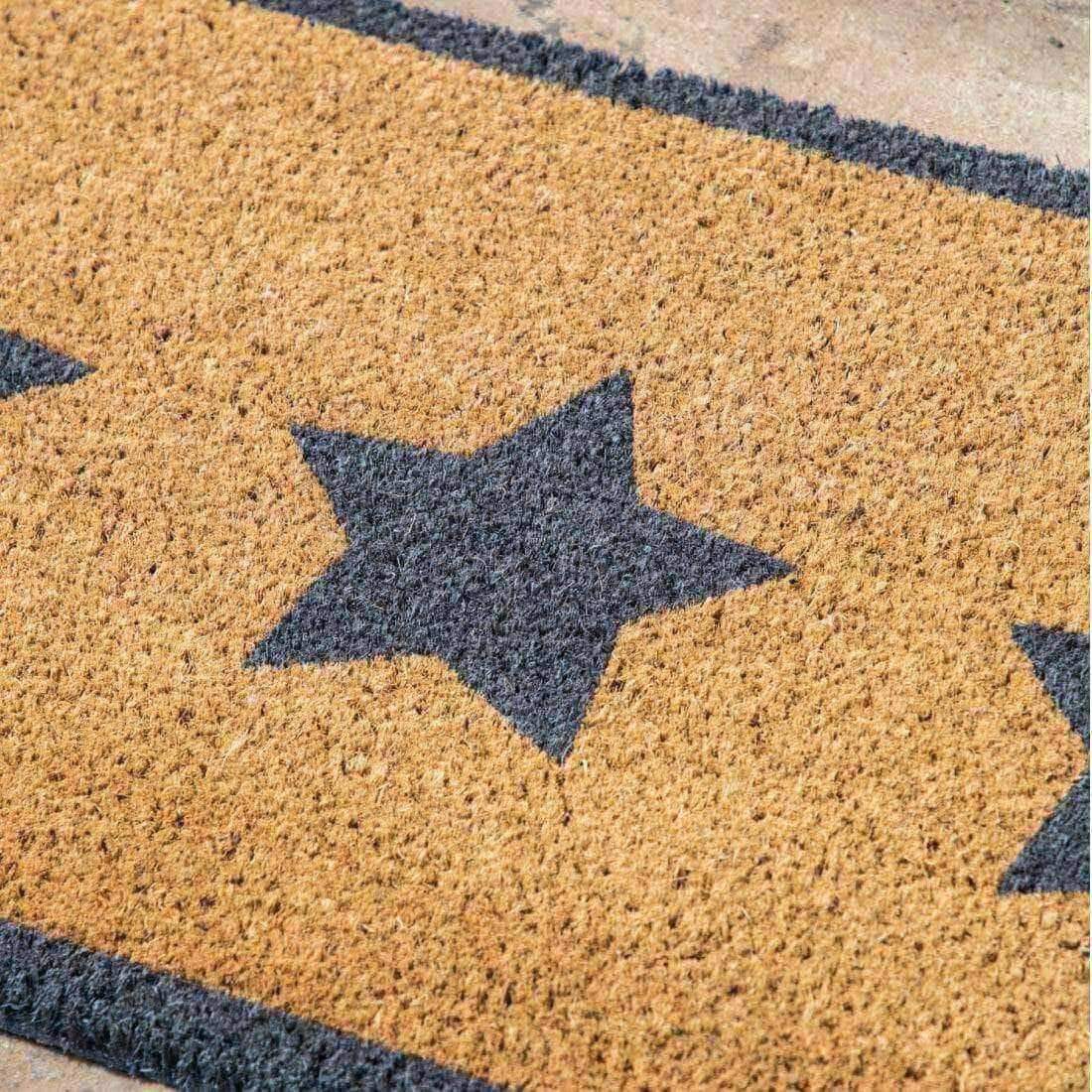 Double Doormat with Stars - The Farthing