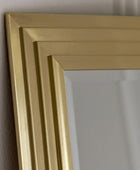 Elegant Gold Rectangular Wall Mirror - The Farthing