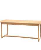 Extending Nordic Oak Dining Table (8 Seater) - The Farthing