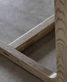 Extending Nordic Smoked Oak Dining Table (8 Seater) - The Farthing