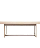 Extending Nordic Smoked Oak Dining Table (8 Seater) - The Farthing