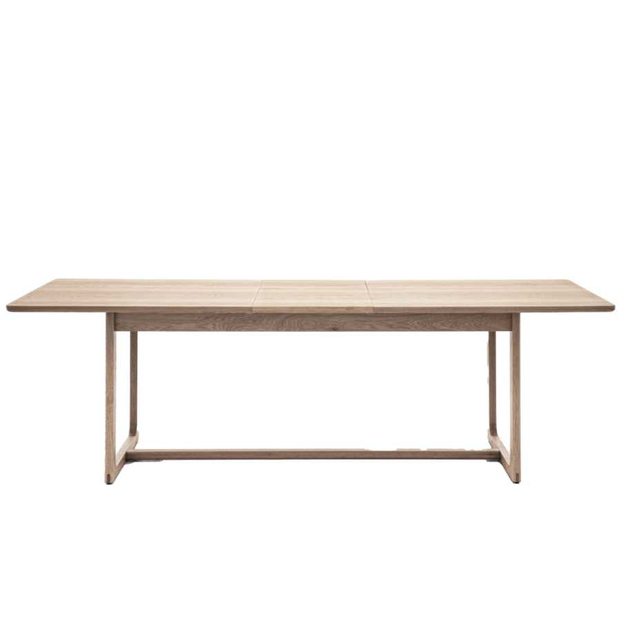 Extending Nordic Smoked Oak Dining Table (8 Seater) - The Farthing