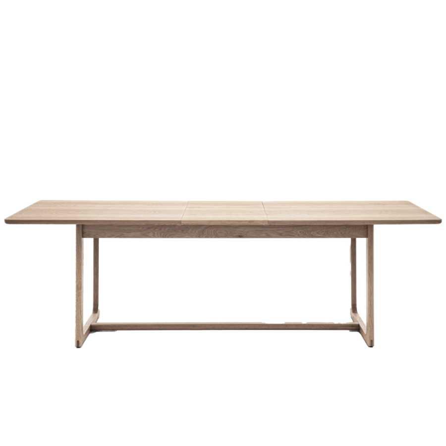Extending Nordic Smoked Oak Dining Table (8 Seater) - The Farthing