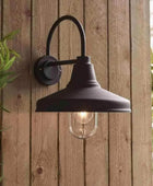 Exterior Black Wiltshire Barn Downlighting Wall Light - The Farthing