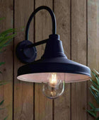 Exterior Black Wiltshire Barn Downlighting Wall Light - The Farthing