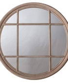 Extra Large Round Window Mirror - The Farthing