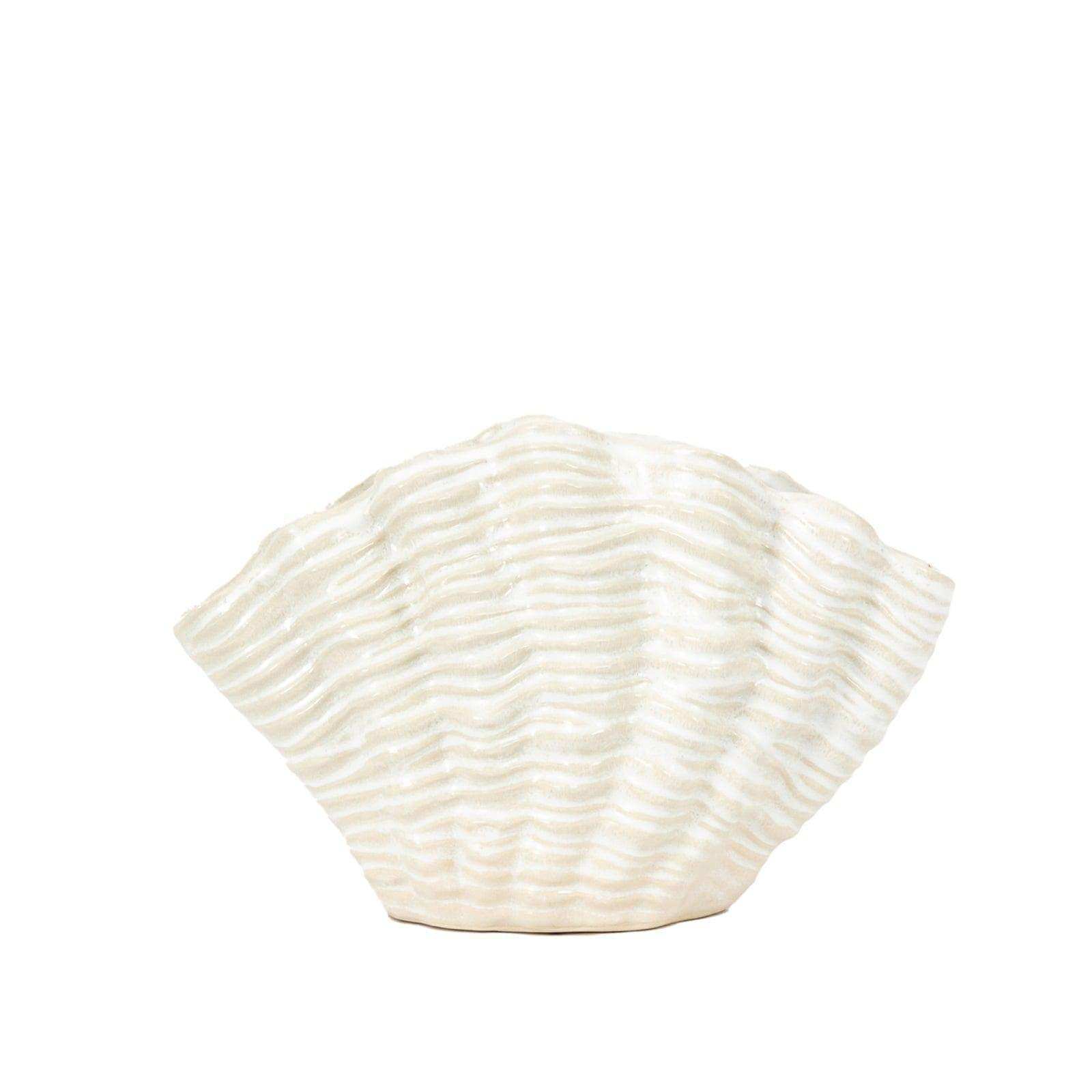Faux Clam Vase - two sizes available - The Farthing
