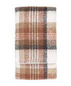 Faux Mohair Check Design Throw - The Farthing