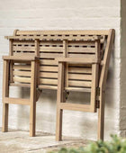 Folding Acacia Wood Garden Bench - The Farthing