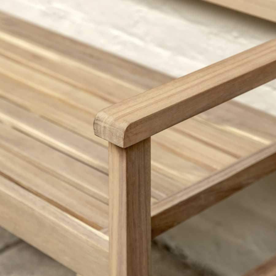 Folding Acacia Wood Garden Bench - The Farthing