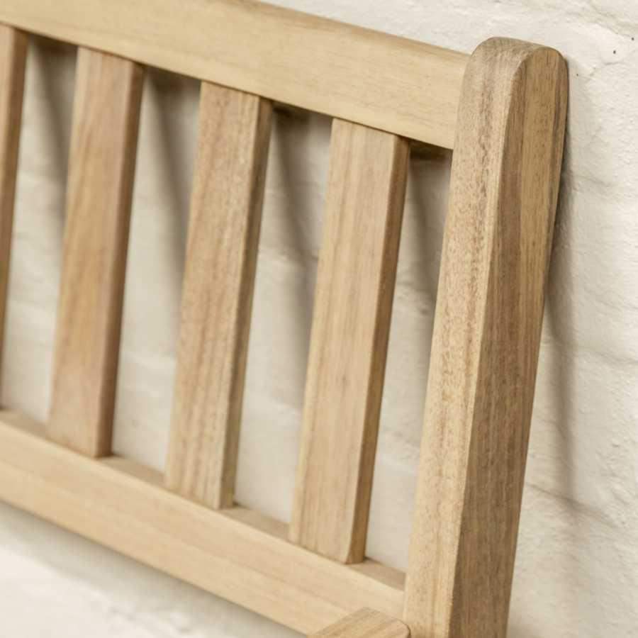 Folding Acacia Wood Garden Bench - The Farthing