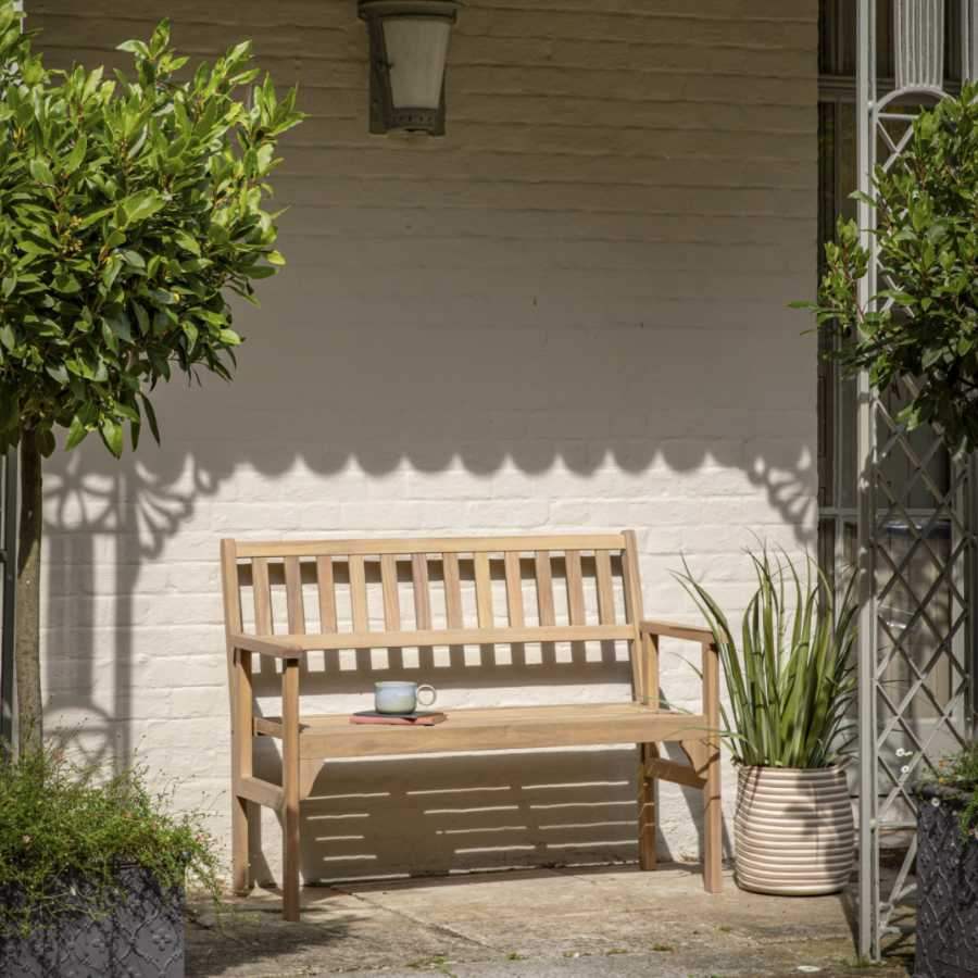 Folding Acacia Wood Garden Bench - The Farthing