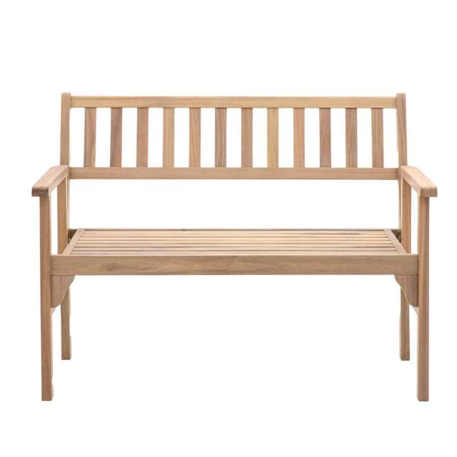 Folding Acacia Wood Garden Bench - The Farthing