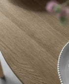 Folding Round Nordic Oak Dining Table - The Farthing