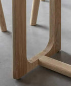 Folding Round Nordic Oak Dining Table - The Farthing