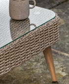 Garden Brown PE Wicker Corner Sofa Set - The Farthing