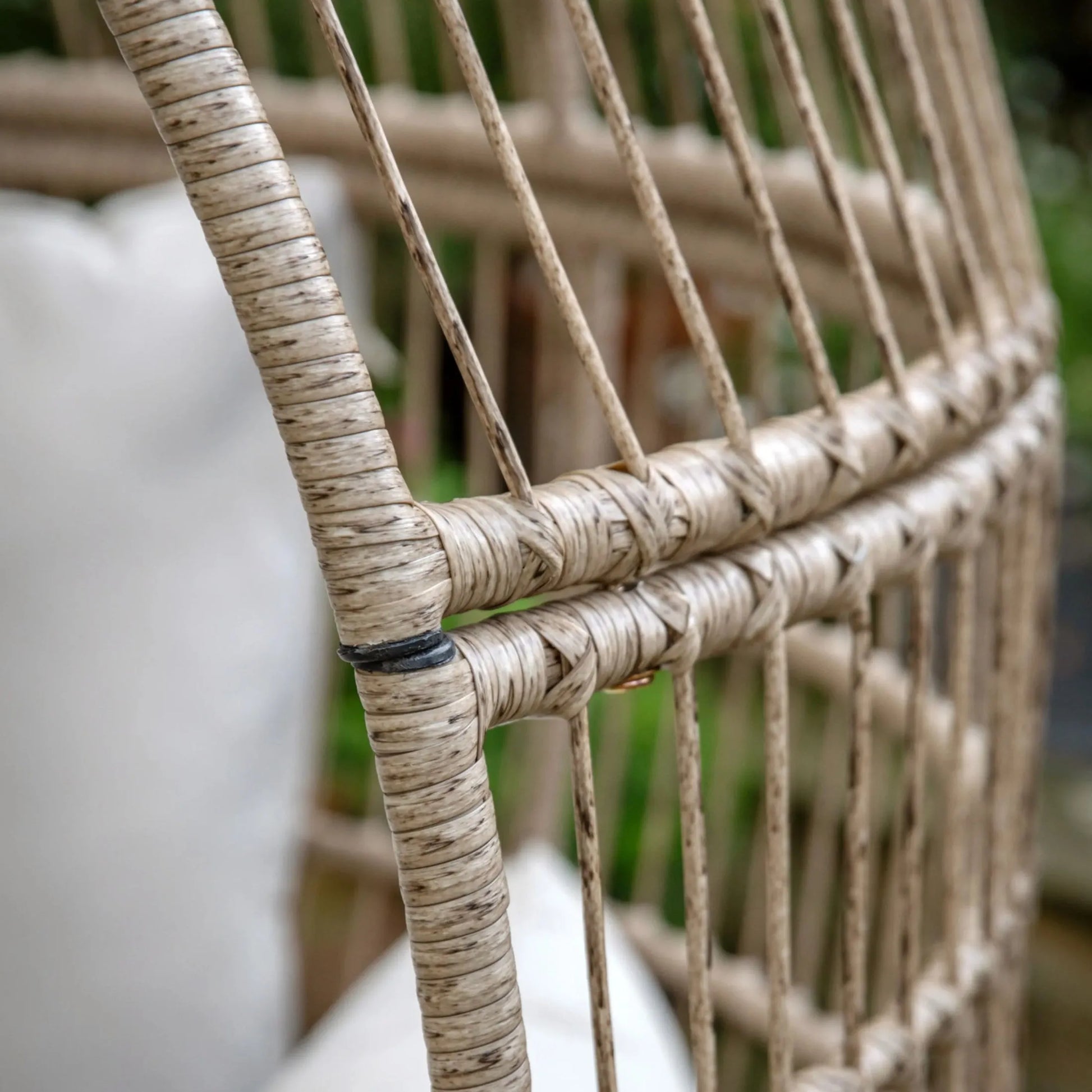 Garden Brown PE Wicker Egg Chair - The Farthing