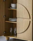 Geometric Inspired 2 Door Cupboard - The Farthing