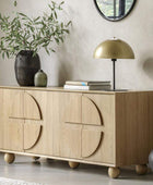 Geometric Inspired 4 Door Sideboard - The Farthing