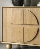 Geometric Inspired 4 Door Sideboard - The Farthing