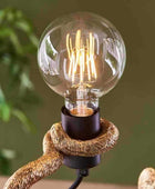 Gold Walking Monkey Table Light - The Farthing