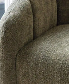 Green Fabric Tub Chair - The Farthing