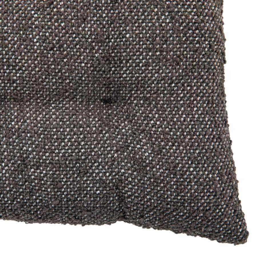 Grey Boucle Tie On Seat Pad - The Farthing
