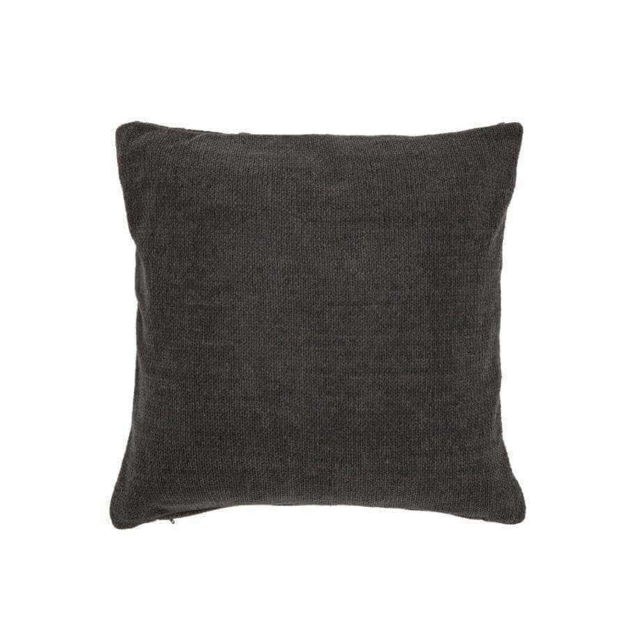 Grey Chunky Cable Knit Cushion Cover - The Farthing