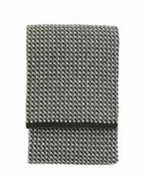 Grey Cross Knit Throw - The Farthing
