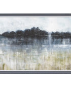 Grey Frames Abstract Landscape Framed Canvas - The Farthing