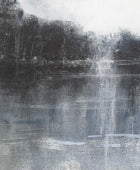 Grey Frames Abstract Landscape Framed Canvas - The Farthing