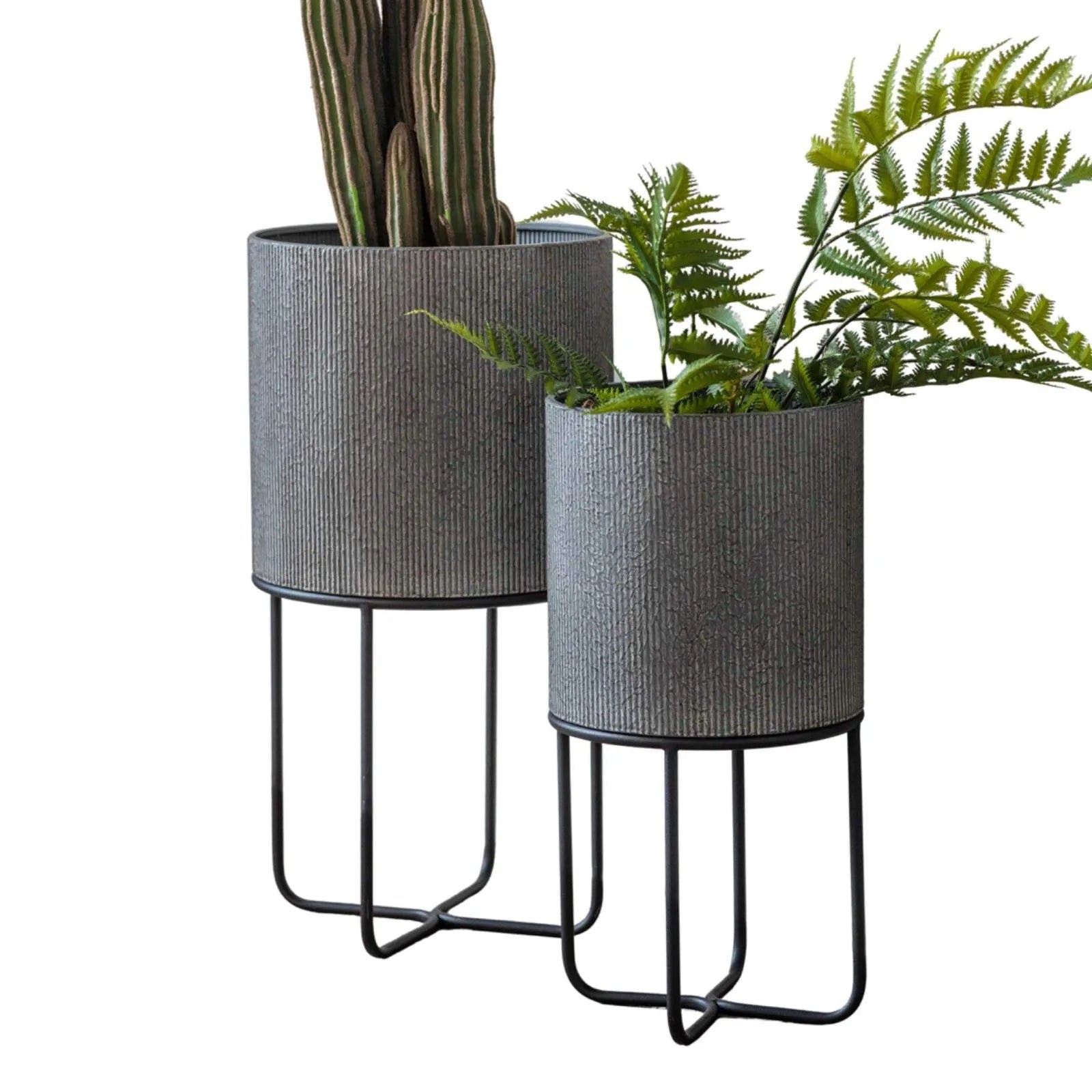 Raised store plant pot