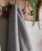 Grey Soft Wool Throw - The Farthing