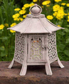 Hexagonal Chinese Inspired Metal Lantern - The Farthing