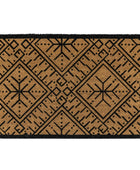 Ikat Patterned Coir Doormat - The Farthing