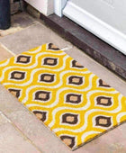 Ikat Styled Coir Doormat - The Farthing