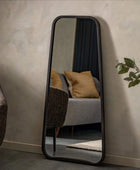 Tall Industrial Flowing Curved Edge Mirror - The Farthing