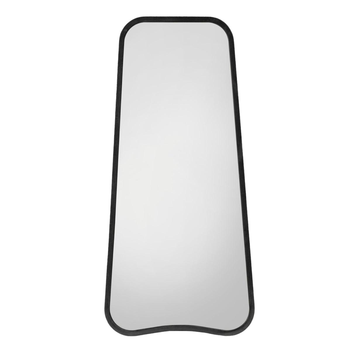 Industrial Flowing Curved Corner Mirror - The Farthing