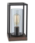 Industrial Inspired Bronze Base Table Lamp - The Farthing