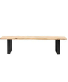 Industrial Loft Acacia Wood Dining Bench - The Farthing