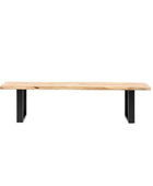 Industrial Loft Acacia Wood Dining Bench - The Farthing