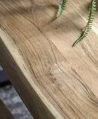 Industrial Loft Acacia Wood Dining Table (4 - 6 seater) - The Farthing