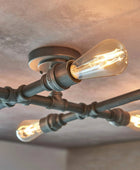 Industrial Pipe Ceiling Light - The Farthing