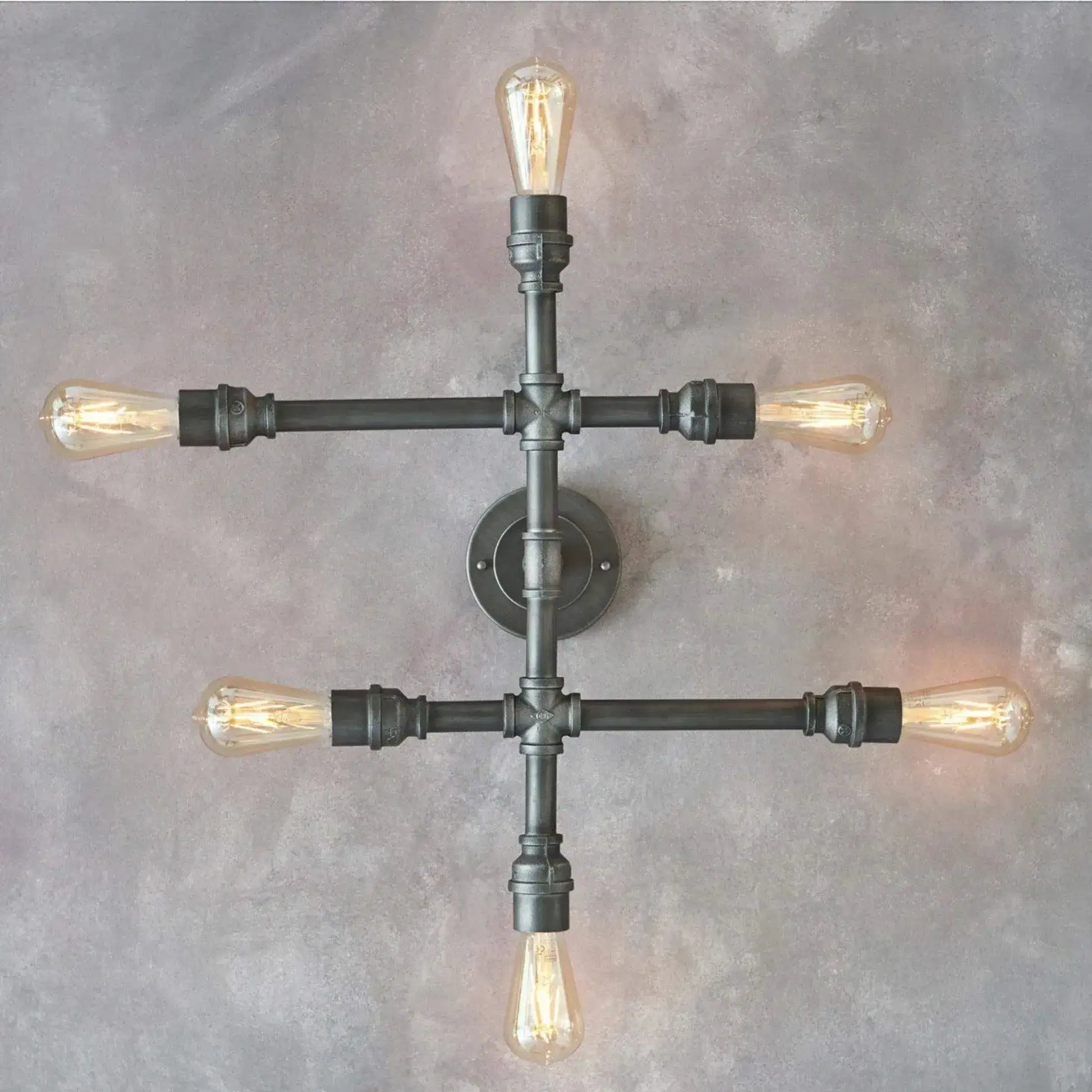 Industrial Pipe Ceiling Light - The Farthing