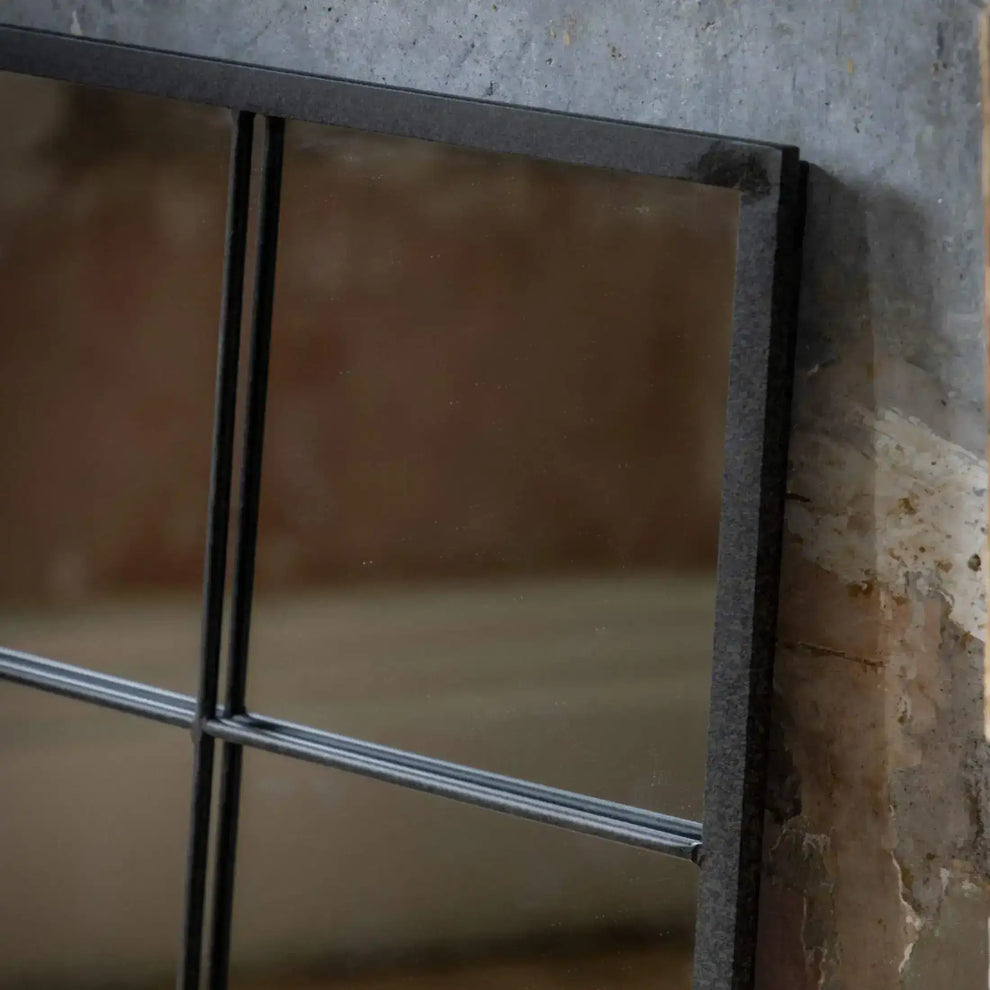 Industrial Rectangular Window Wall Mirror at the Farthing | shabby chic ...